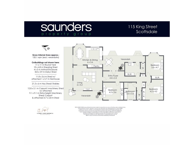 115 King Street, Scottsdale TAS 7260 Floorplan