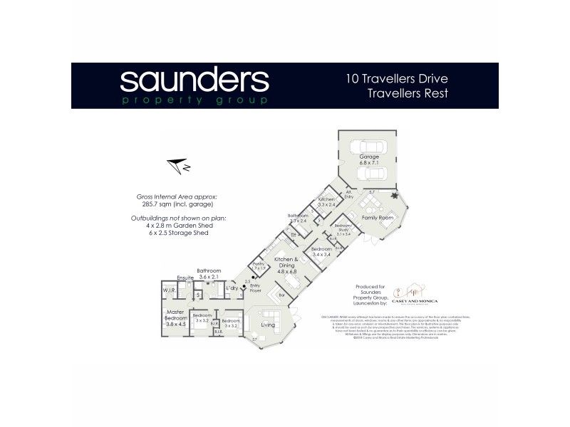 Travellers Rest TAS 7250 Floorplan
