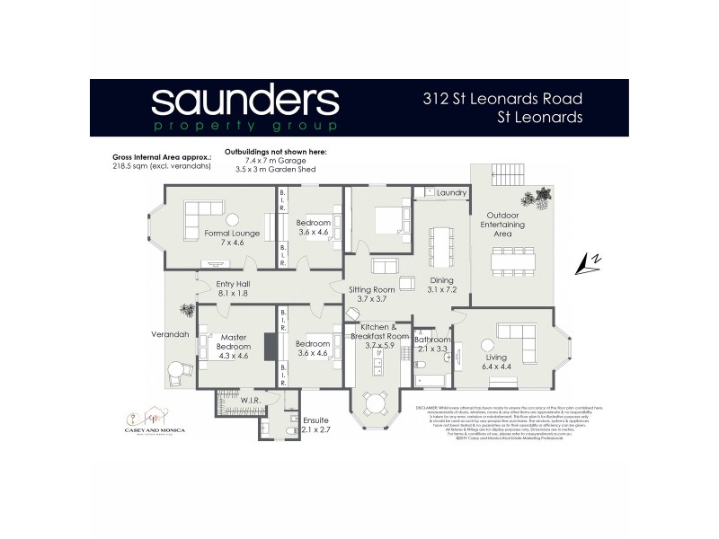 312 St Leonards Road, St Leonards TAS 7250 Floorplan