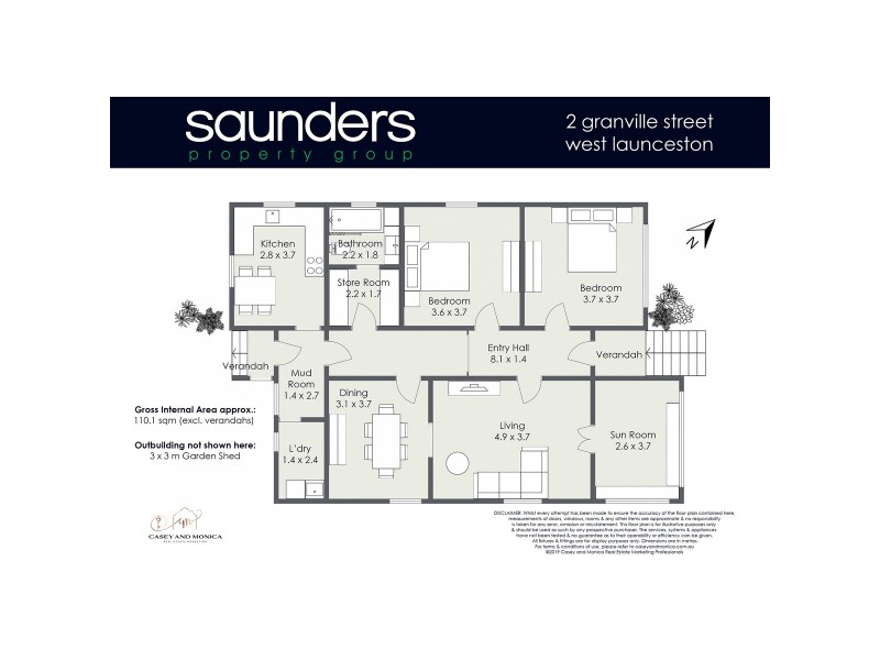 2 Granville Street, West Launceston TAS 7250 Floorplan