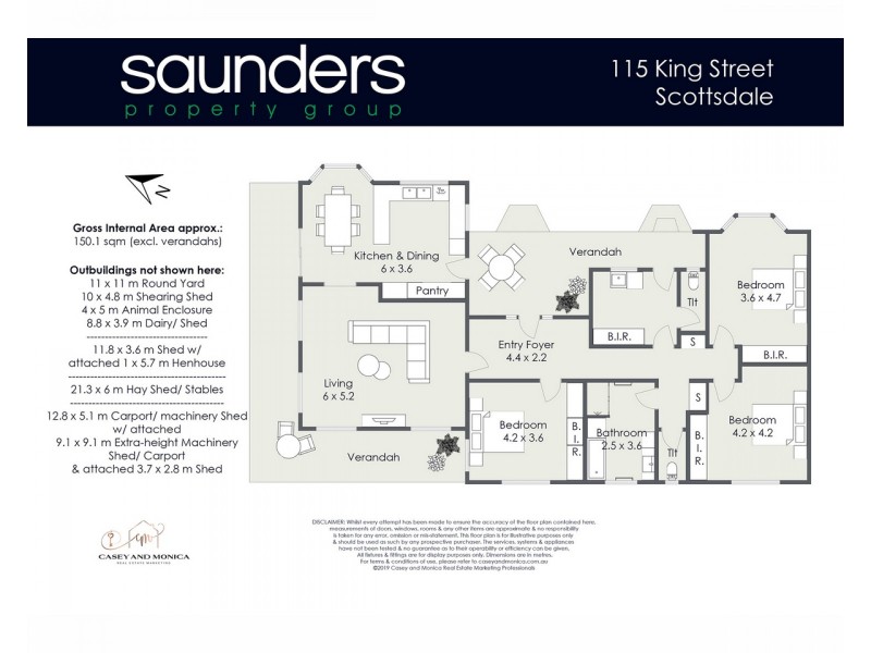 115 King Street, Scottsdale TAS 7260 Floorplan