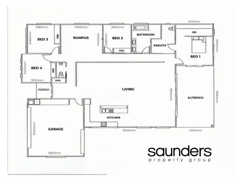 10 Hyatt Court, Riverside TAS 7250 Floorplan