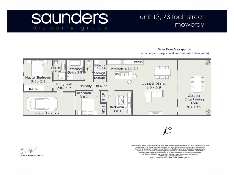 13/73 Foch Street, Mowbray TAS 7248 Floorplan