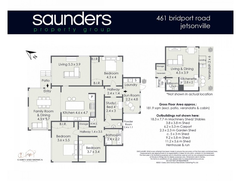 461 Bridport Road, Jetsonville TAS 7260 Floorplan