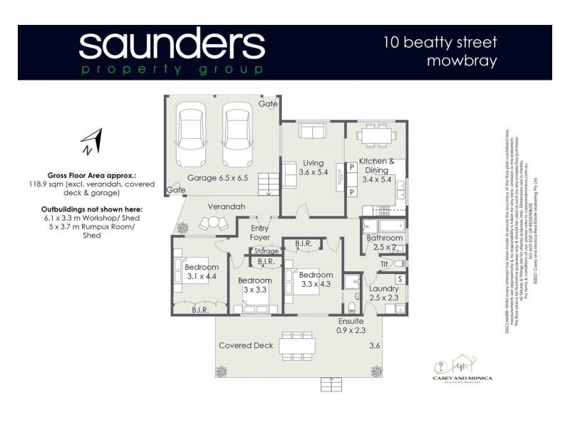 10 Beatty Street, Mowbray TAS 7248 Floorplan