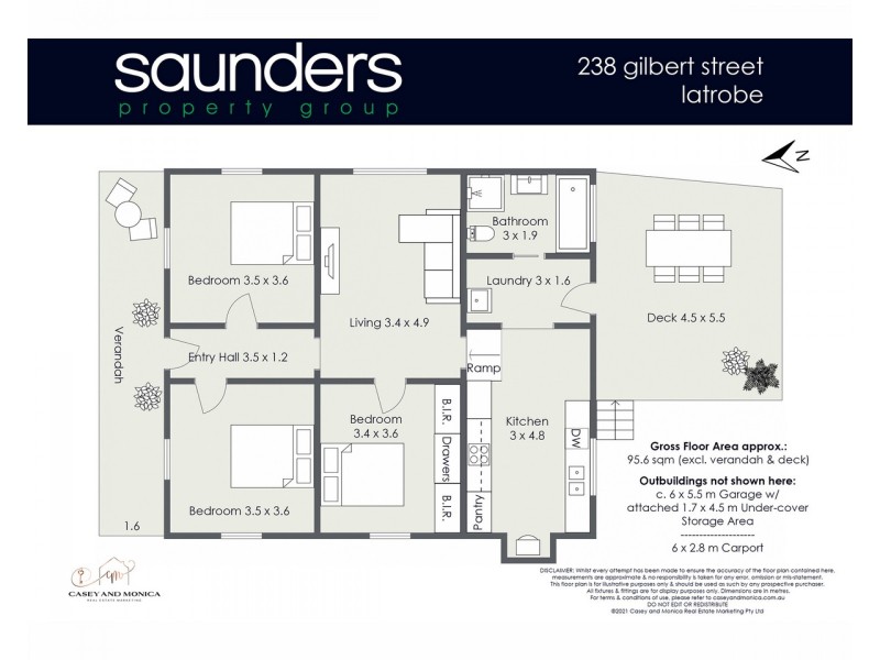 238 Gilbert Street, Latrobe TAS 7307 Floorplan