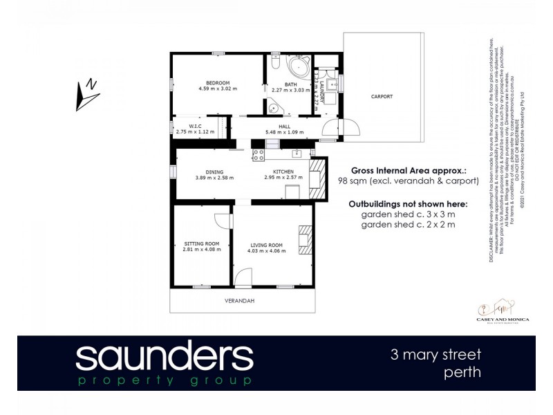 3 Mary Street, Perth TAS 7300 Floorplan