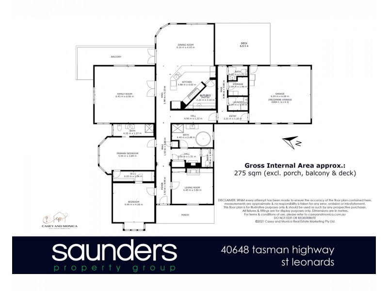 40648 Tasman Highway, St Leonards TAS 7250 Floorplan