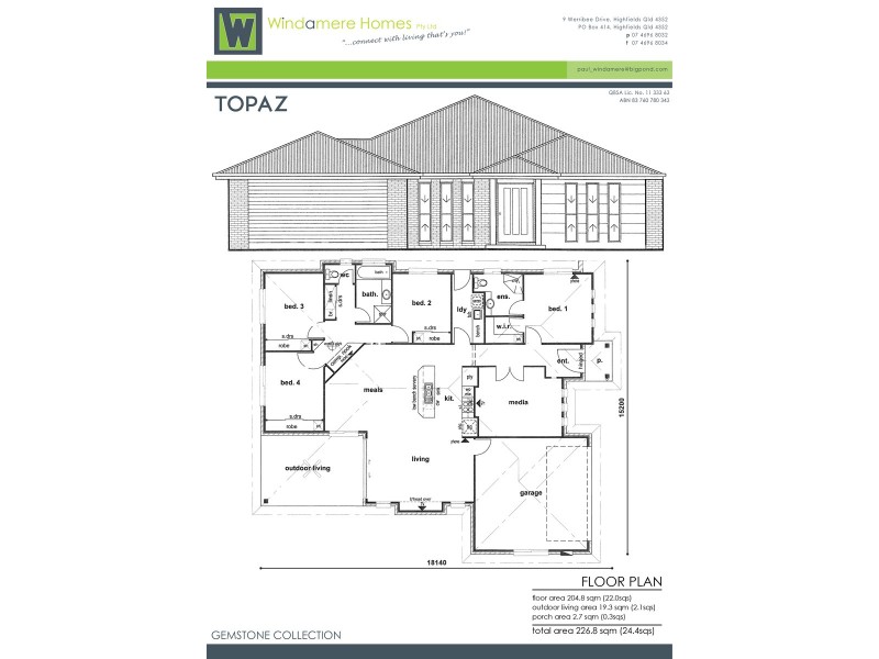 13 Goshawk Drive, Kleinton QLD 4352 Floorplan