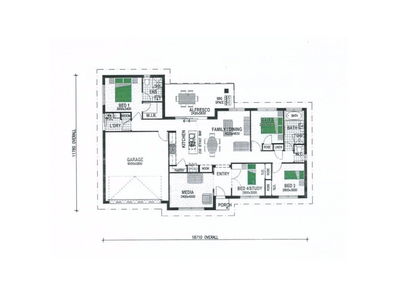 1 Pamela Court, Withcott QLD 4352 Floorplan