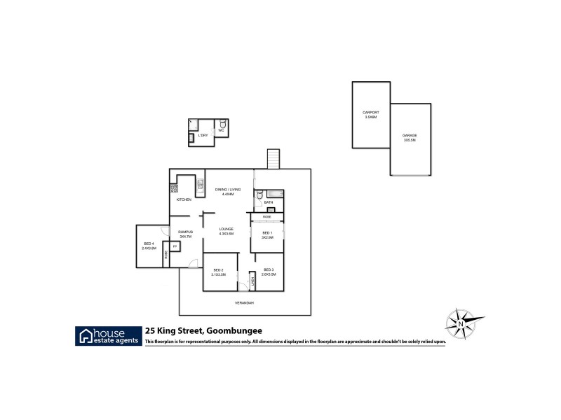 25 King Street, Goombungee QLD 4354 Floorplan