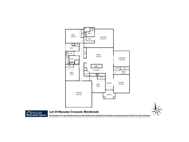 11 Maculan Crescent, Westbrook QLD 4350 Floorplan