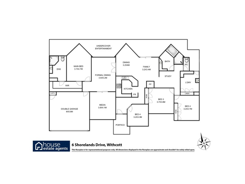 6 Shorelands Drive, Withcott QLD 4352 Floorplan