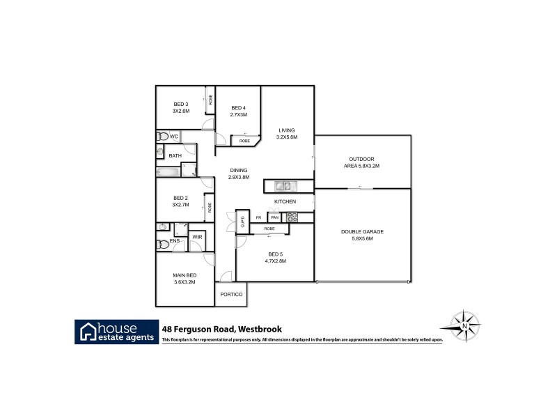 48 Ferguson Road, Westbrook QLD 4350 Floorplan