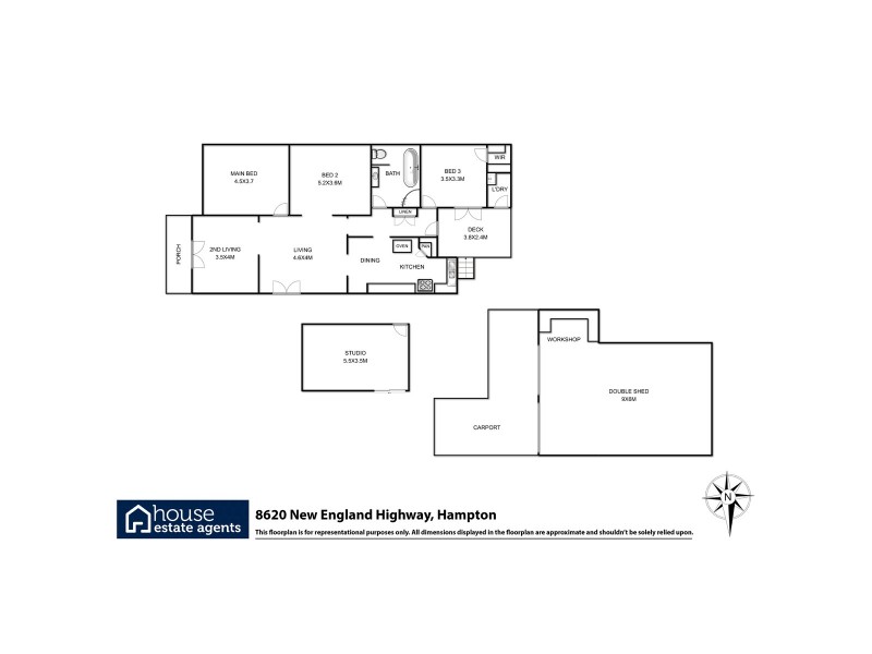 8620 New England Highway, Hampton QLD 4352 Floorplan