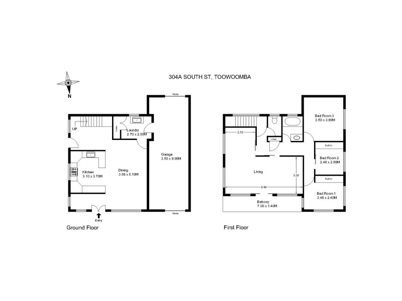 304A South Street, Harristown QLD 4350 Floorplan