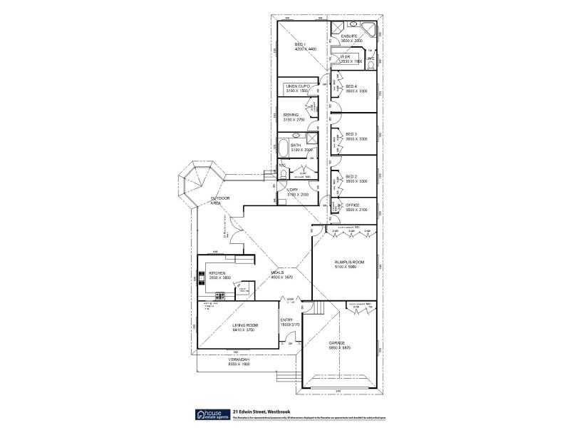 14 Edwin Street, Westbrook QLD 4350 Floorplan
