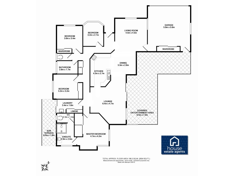 6 Amy Court, Westbrook QLD 4350 Floorplan