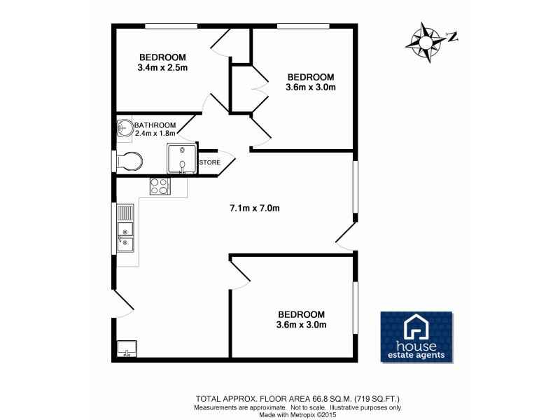 4 Gunn Street, Kearneys Spring QLD 4350 Floorplan