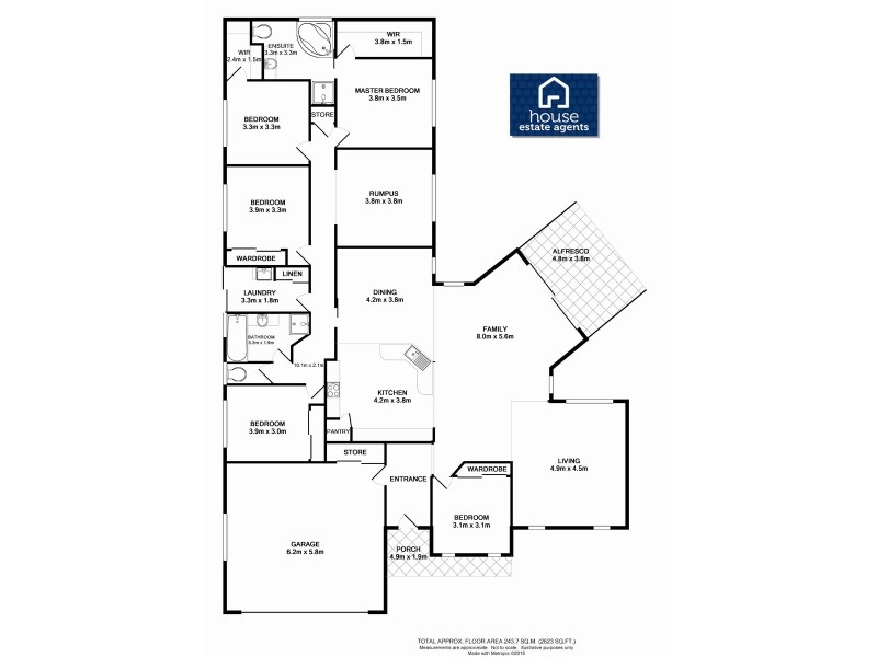 22 Fairview Crescent, Highfields QLD 4352 Floorplan
