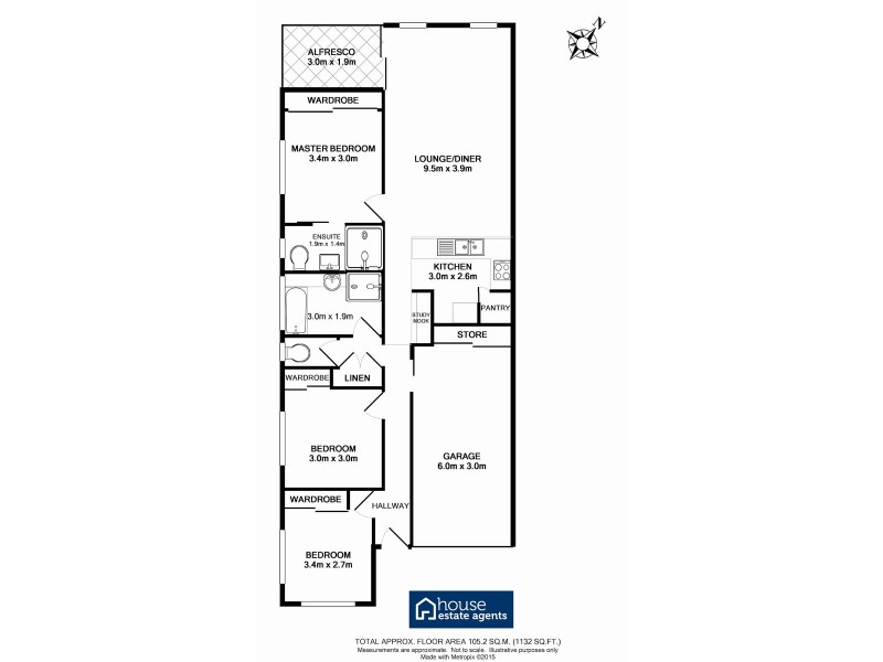 1 & 2/51 Sanctuary Drive, Cranley QLD 4350 Floorplan