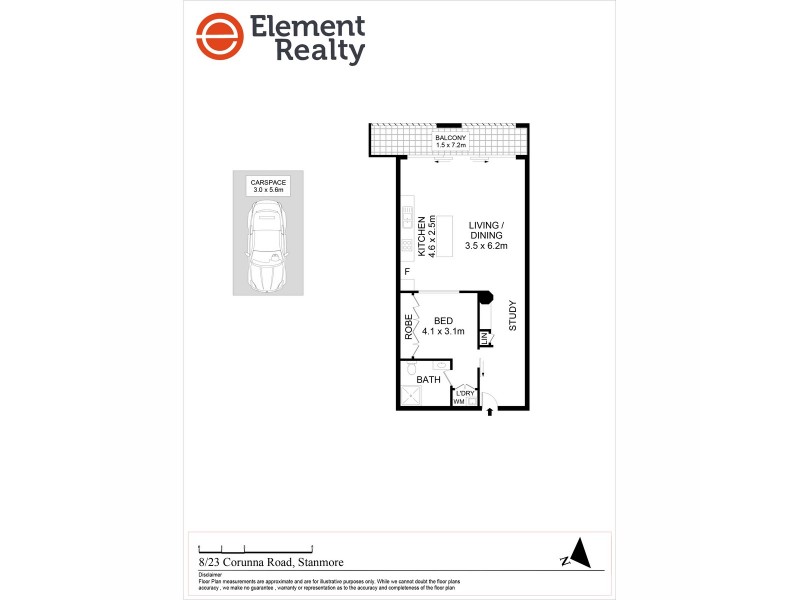 G08/23 Corunna Road, Stanmore NSW 2048 Floorplan