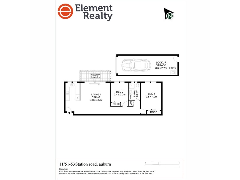 11/51-53 Station Road, Auburn NSW 2144 Floorplan