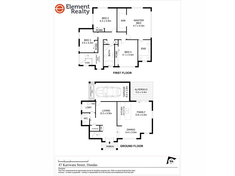 47 Kariwara Street, Dundas NSW 2117 Floorplan