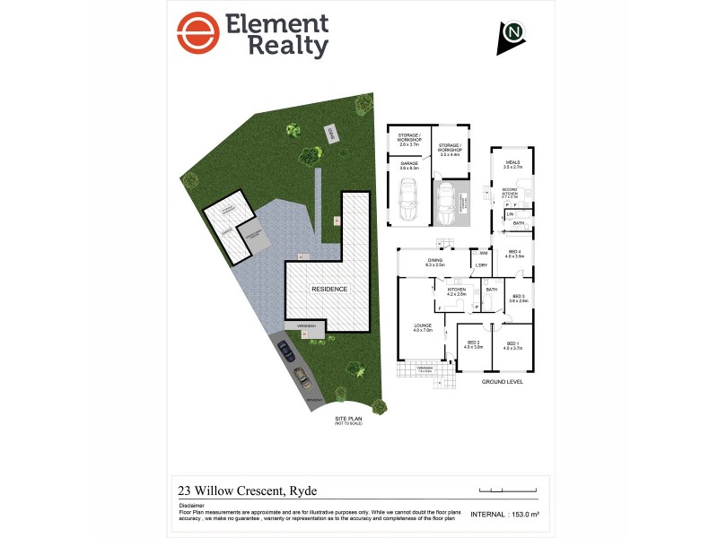 23 Willow Crescent, Ryde NSW 2112 Floorplan