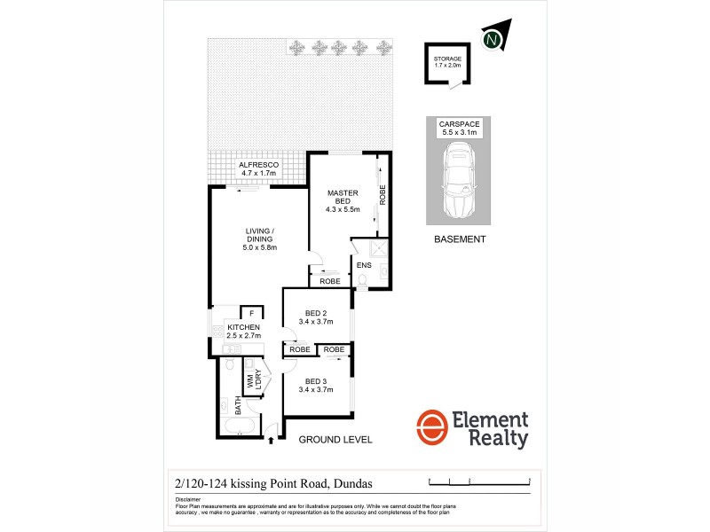 2/124 Kissing Point Road, Dundas NSW 2117 Floorplan