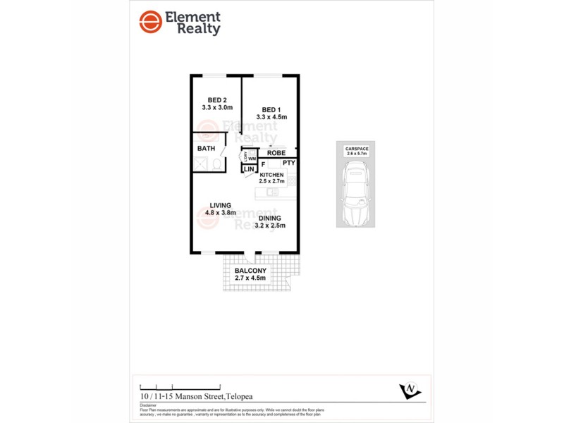 10/11 Manson Street, Telopea NSW 2117 Floorplan