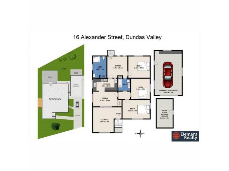 16 Alexander Street, Dundas Valley NSW 2117 Floorplan