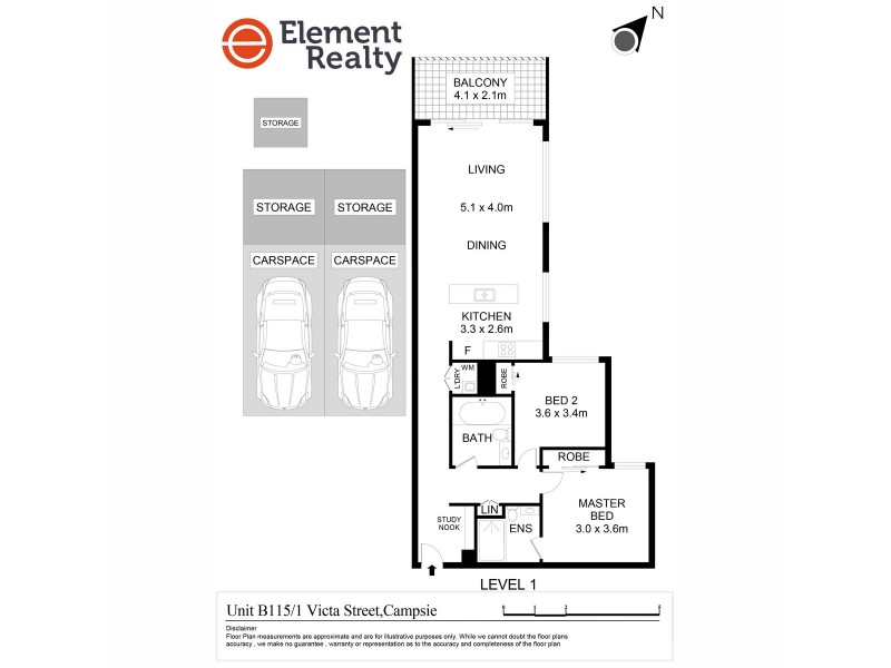 B115/1 Victa Street, Campsie NSW 2194 Floorplan