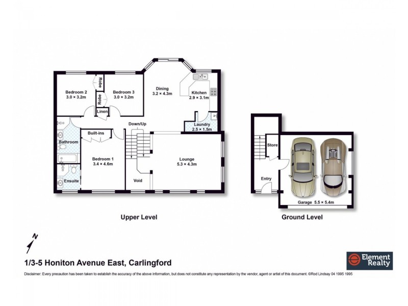 1/3-5 Honiton Avenue East, Carlingford NSW 2118 Floorplan