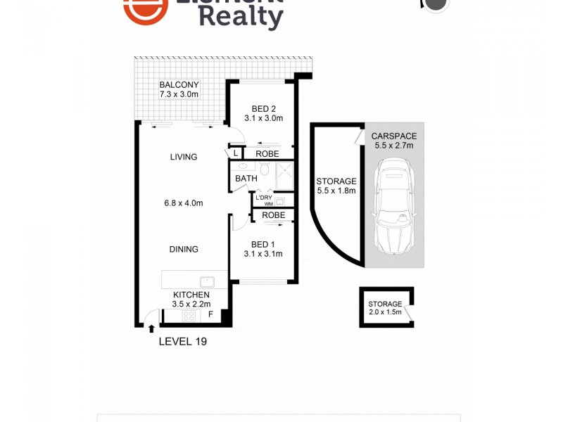 136/2-8 James Street, Carlingford NSW 2118 Floorplan