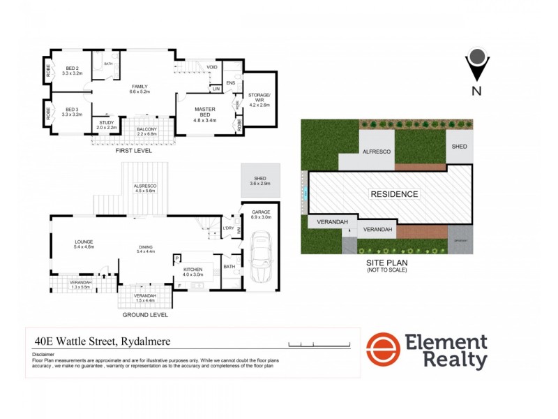40E Wattle Street, Rydalmere NSW 2116 Floorplan
