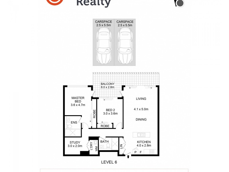 608/10 Hilly Street, Mortlake NSW 2137 Floorplan