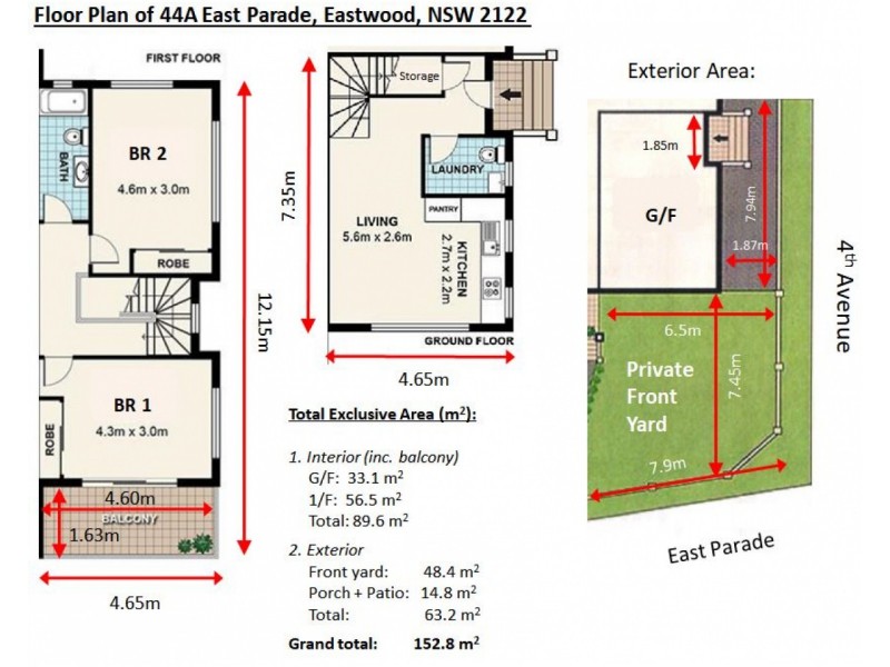 44A East Parade, Eastwood NSW 2122 Floorplan
