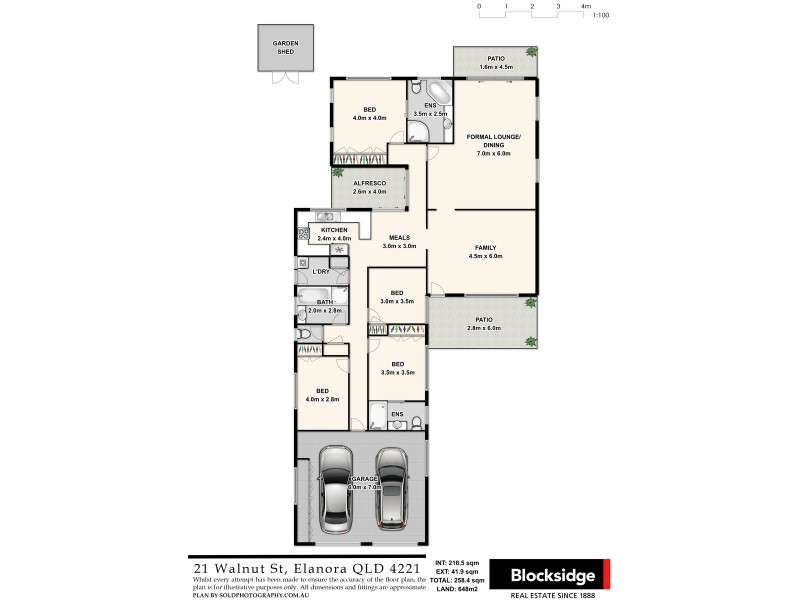 21 Walnut Street, Elanora QLD 4221 Floorplan