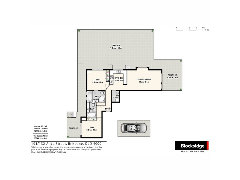 101/132 Alice Street, Brisbane City QLD 4000 Floorplan