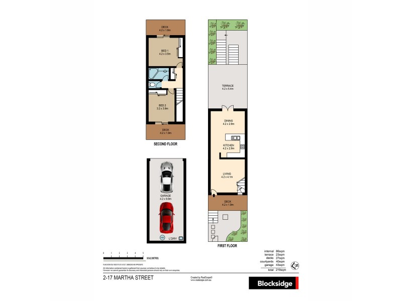 2/17 Martha Street, Paddington QLD 4064 Floorplan