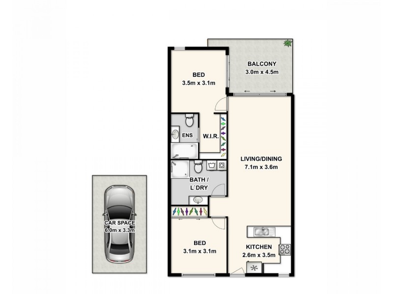 19/736 Ipswich Road, Annerley QLD 4103 Floorplan