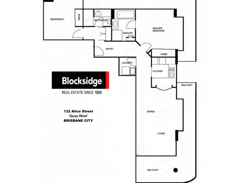 201/132 Alice Street, Brisbane City QLD 4000 Floorplan
