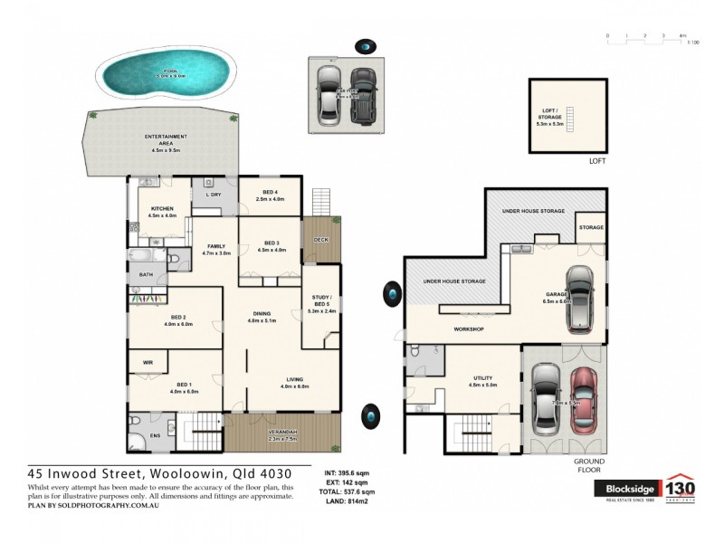 45 Inwood Street, Wooloowin QLD 4030 Floorplan