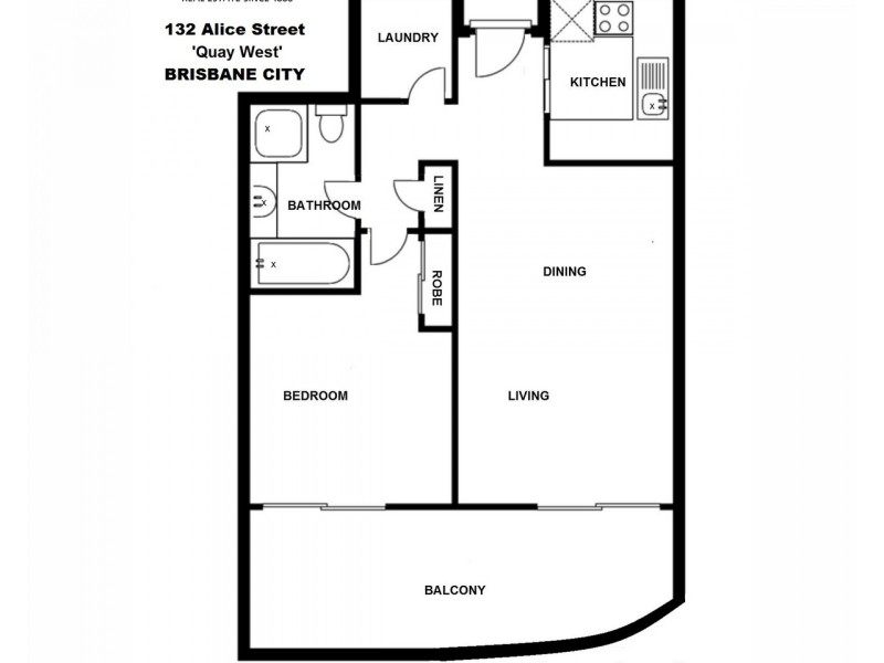 1003/132 Alice Street, Brisbane City QLD 4000 Floorplan