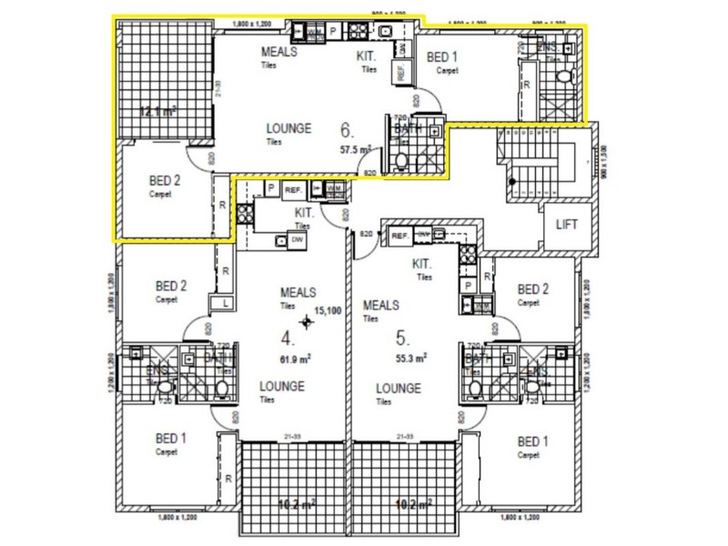 6/29 Ortive Street, Yeronga QLD 4104 Floorplan