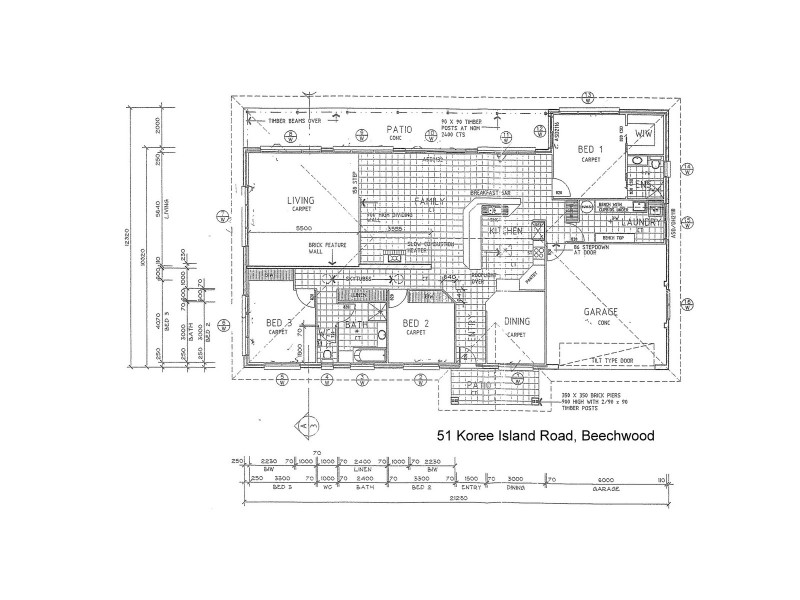 51 Koree Island Road, Beechwood NSW 2446 Floorplan