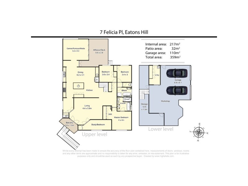 7 Felicia Place, Eatons Hill QLD 4037 Floorplan