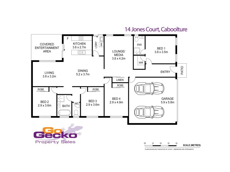 14 Jones Court, Caboolture QLD 4510 Floorplan