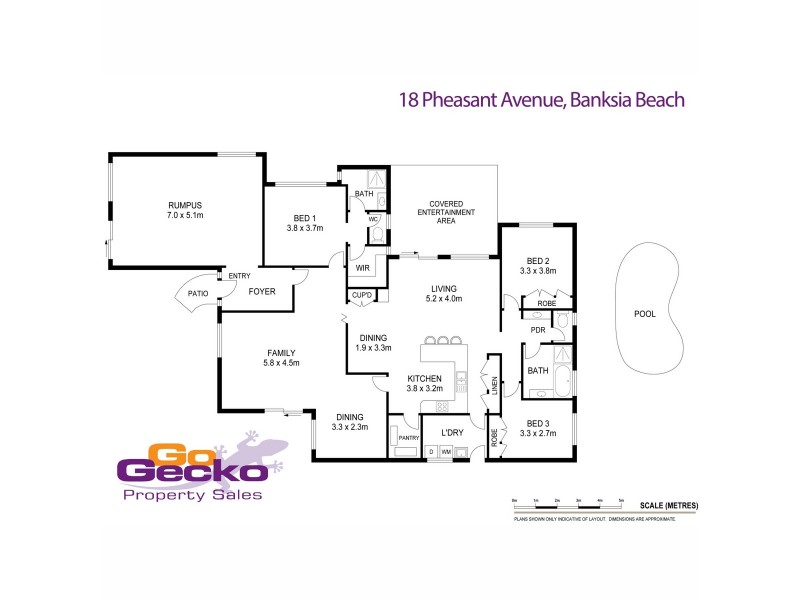 18 Pheasant Avenue, Banksia Beach QLD 4507 Floorplan